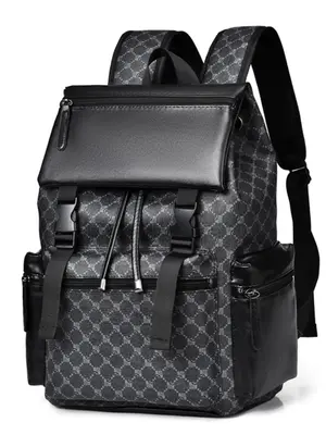 Fashionable Durable Geometric Pattern Backpack, Multi-functional Backpack, Casual Trendy Versatile High-quality Daily Commuti...