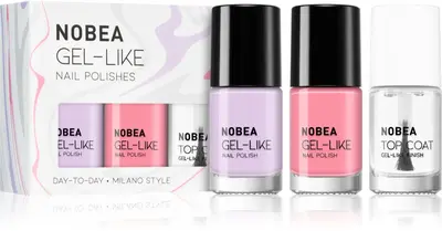 NOBEA Day-to-Day Milano Style Nail Polish Set 3x6 ml