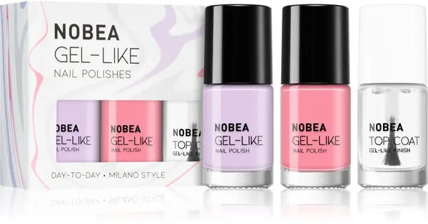 NOBEA Day-to-Day Milano Style Nail Polish Set 3x6 ml