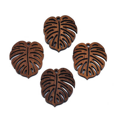 Natural Walnut Wood Pendants