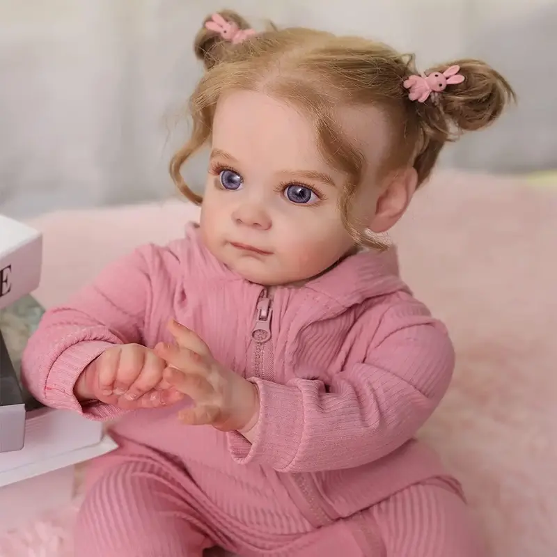 Realistic Reborn Girl Doll Toy, 1 Count Lifelike Newborn Baby Toy for Kids Girl Birthday Gift
