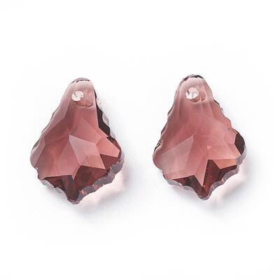 Faceted Glass Pendants