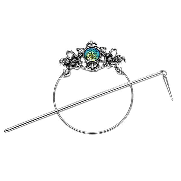 Mermaid Theme Alloy Hair Cuff Pin