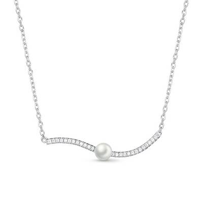 925 Sterling Silver Cubic Zirconia Pendant Necklaces