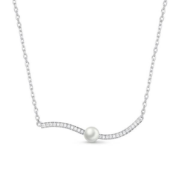 925 Sterling Silver Cubic Zirconia Pendant Necklaces
