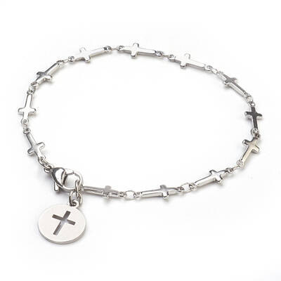 Tarnish Resistant 304 Stainless Steel Charm Bracelets