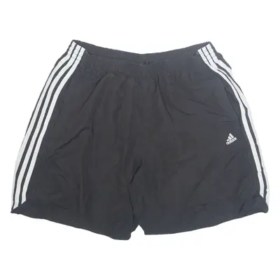 ADIDAS Mesh Lined Mens Sports Shorts Black XL W32