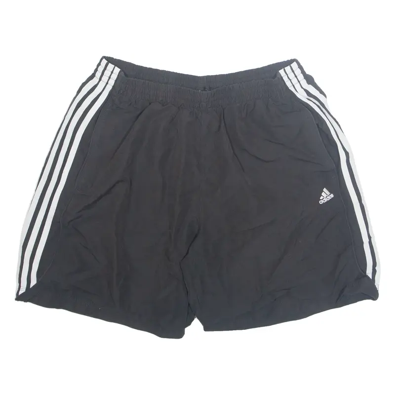 ADIDAS Mesh Lined Mens Sports Shorts Black XL W32