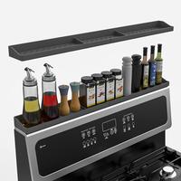 Silicone Magnetic Organizer Storage Spice Rack, Candy Kitchen Gadgets Storage Rack, Kitchen Stove Top Storage Organizer, Room...