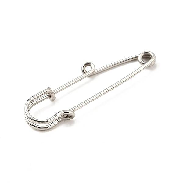 304 Stainless Steel Safety Pins Brooch Findings