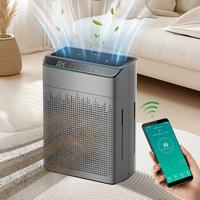 MORENTO 5866 Air Purifiers for Large Room Up to 1690 ft² with PM 2.5 Display,Auto Mode,Wi-Fi,Double-Sided Air Intake HEPA Fi...