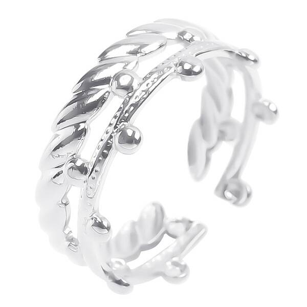 Fashionable Stainless Steel Open Cuff Rings for Men and Women