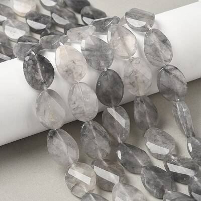 Natural Cloudy Quartz Beads Strands