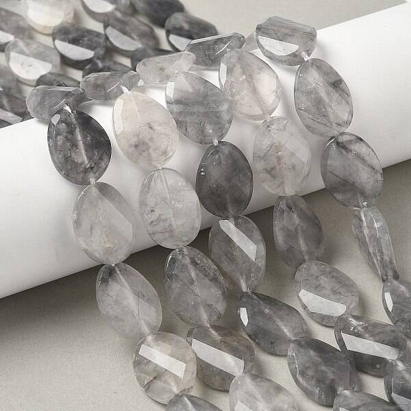 Natural Cloudy Quartz Beads Strands