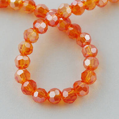 Electroplate Glass Bead Strands