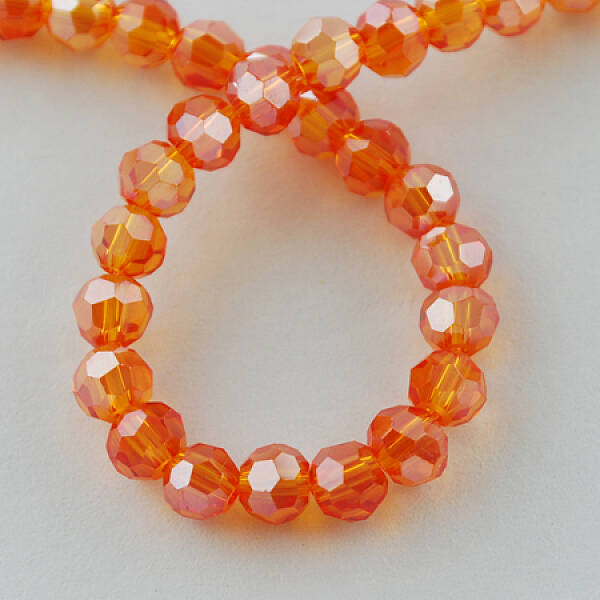 Electroplate Glass Bead Strands
