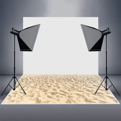 Sand Pattern Tropical Beach Texture Floor Mat - Aperturee