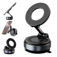 Magnetic Phone Holder, Vacuum Suction Cup Phone Mount for Car, Adjustable and Foldable Multifunctional Cell Phone Accessories...