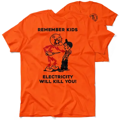 Remember Kids - Safety Orange T-Shirt