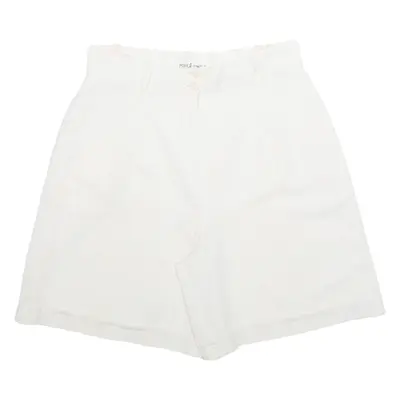 PURE & SIMPLE Womens Casual Shorts Cream M W32