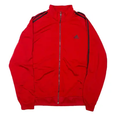 ADIDAS Mens Track Jacket Orange L