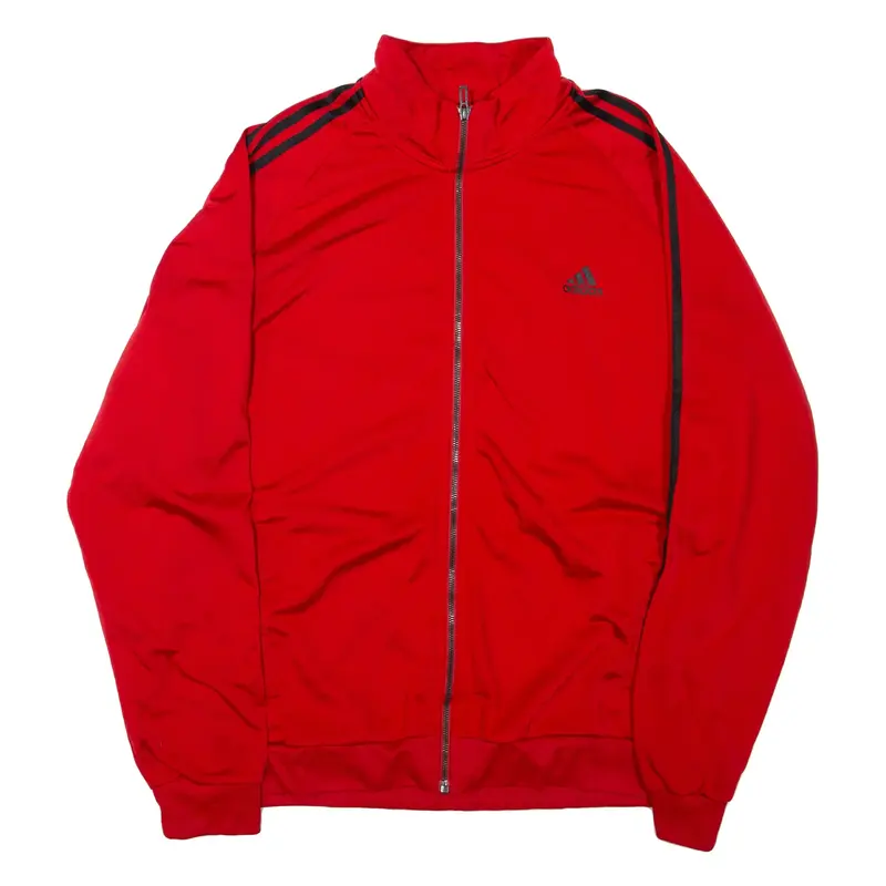 ADIDAS Mens Track Jacket Orange L