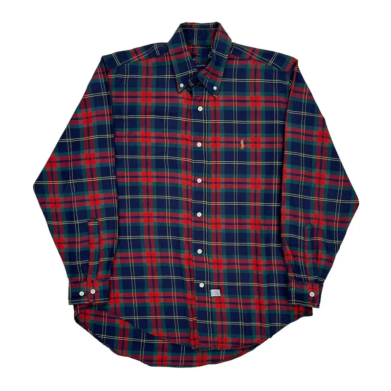 Ralph Lauren Checked Shirt - Medium Multicoloured Cotton