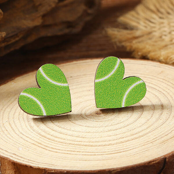 Wooden Stud Earrings