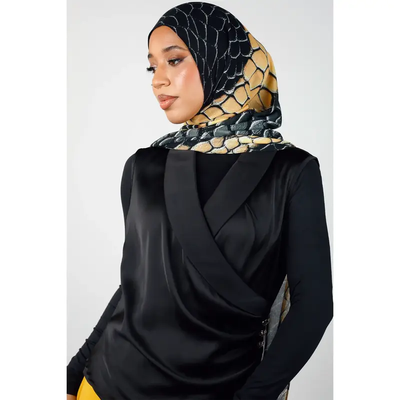 Charm Viper Print Modal Hijab