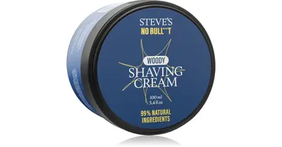 Steves no bull***t Woody Softening Shaving Cream - 100ml