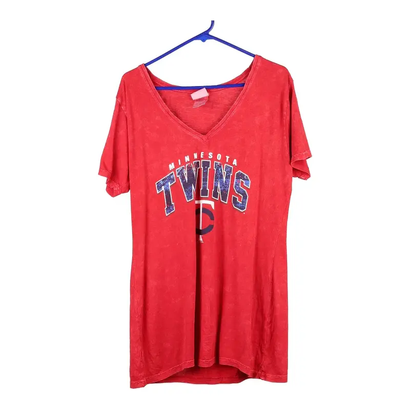 Minnesota Twins Mlb MLB T-Shirt - XL Red Cotton