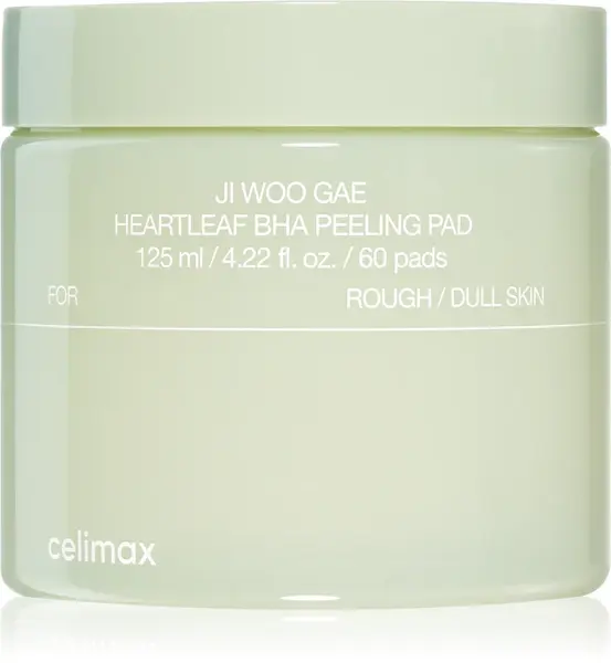celimax Ji Woo Gae Heartleaf BHA Peeling Pads Exfoliating Pads with Soothing Effect 60 Pieces