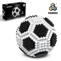 KADELE Soccer Building Block Set, Adults challenging STEM Block Decorations, Building Block Education Toy, Soccer 3D Building...
