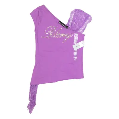 DKNY JEANS Y2K Womens Top Purple Sleeveless S