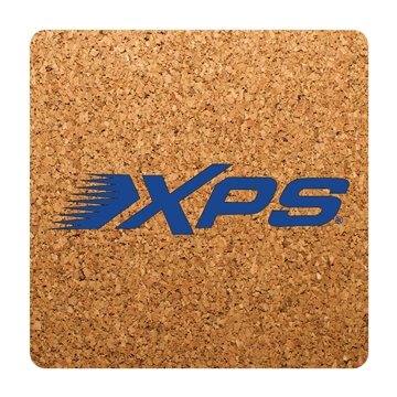 150 Promotional Square Cork Coasters - Absorbent