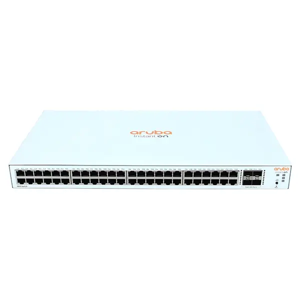 HP JL814A | Aruba Instant On 1830 48 x Ports 10/100/1000 + 4 x Ports Gigabit SFP Rack-Mountable Layer 2 Managed Gigabit Ether...