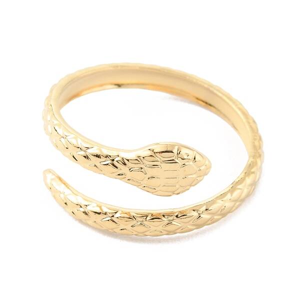 304 Stainless Steel Snake Open Cuff Rings