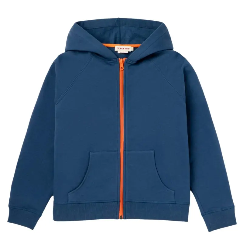 Navy Fleece Zip Up Hoodie | Size: 6-7