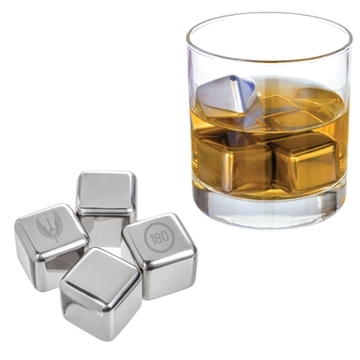 100 Customized Stainless Steel Whiskey Ice Cube - Non-Diluting & ...