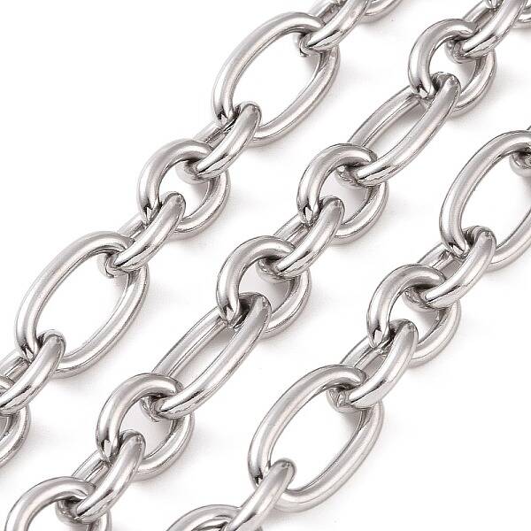 Tarnish Resistant 304 Stainless Steel Figaro Chains