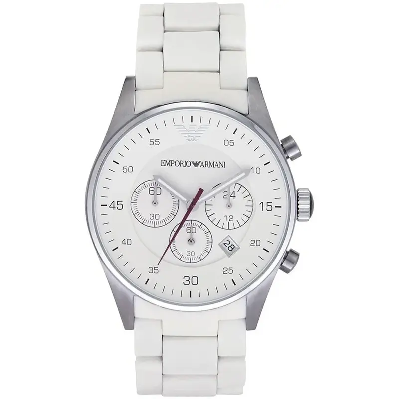 Emporio Armani AR5859 Men's Watch Tazio White