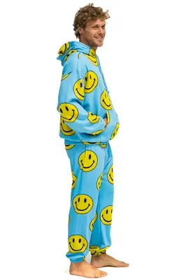 Hoodie Smiley Repeat Hdprxsmlrt Sky | Color: SKY | Size: S