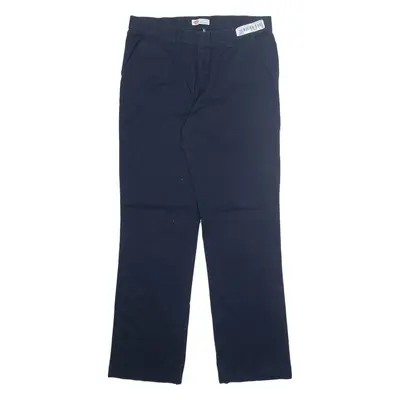 DICKIES Chino Womens Trousers Blue Regular Tapered W32 L32