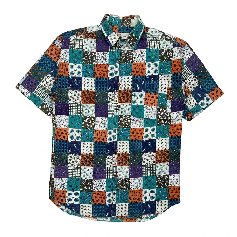 North Country Patterned Shirt - XL Multicoloured Cotton