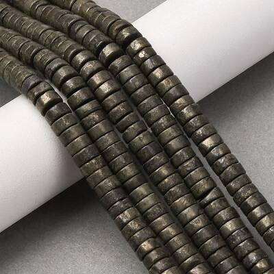 Natural Pyrite Beads Strands