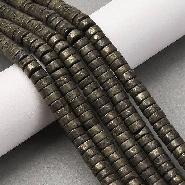 Natural Pyrite Beads Strands