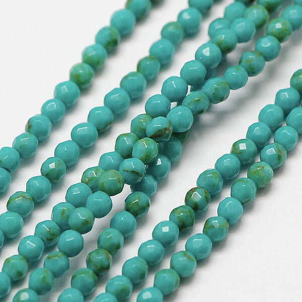 Imported Synthetic Howlite Beads Strands