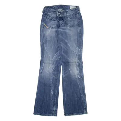 DIESEL Hush Ds Womens Jeans Blue Regular Bootcut Stone Wash W28 L32