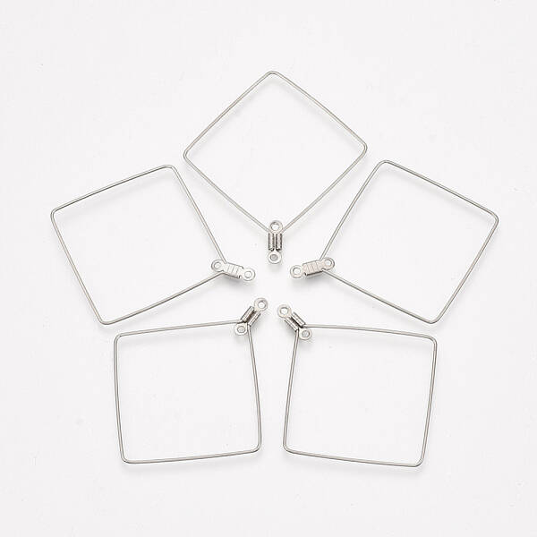 Tarnish Resistant 304 Stainless Steel Wire Pendants