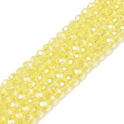 Electroplate Glass Beads Strands